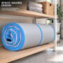 Powertrain 3m x 1m Inflatable Air Track 20cm Thick Gymnastics Exercise Tumbling Mat in Blue with Electric Pump thumbnail 12