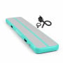 Powertrain 3m x 1m Inflatable Air Track 20cm Thick Gymnastics Exercise Tumbling Mat in Green with Electric Pump thumbnail 1