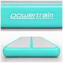 Powertrain 3m x 1m Inflatable Air Track 20cm Thick Gymnastics Exercise Tumbling Mat in Green with Electric Pump thumbnail 5