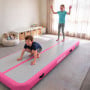 Powertrain 3m x 1m Inflatable Air Track 20cm Thick Gymnastics Exercise Tumbling Mat in Pink with Electric Pump thumbnail 12