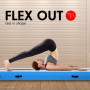 4m Inflatable Yoga Mat Gym Exercise 20cm Air Track Tumbling - Blue thumbnail 2