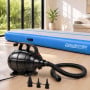 Powertrain 4m x 1m Inflatable Air Track 20cm Thick Gymnastics Exercise Tumbling Mat in Blue with Electric Pump thumbnail 15
