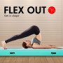 4m Inflatable Yoga Mat Gym Exercise 20cm Air Track Tumbling - Green thumbnail 2