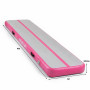 Powertrain 4m x 1m Inflatable Air Track 20cm Thick Gymnastics Exercise Tumbling Mat in Pink with Electric Pump thumbnail 3