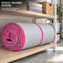 Powertrain 4m x 1m Inflatable Air Track 20cm Thick Gymnastics Exercise Tumbling Mat in Pink with Electric Pump thumbnail 11