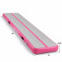 Powertrain 5m x 1m Inflatable Air Track 20cm Thick Gymnastics Exercise Tumbling Mat in Pink with Electric Pump thumbnail 3
