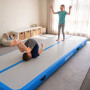 Powertrain 6m x 1m Inflatable Air Track 20cm Thick Gymnastics Exercise Tumbling Mat in Blue with Electric Pump thumbnail 12