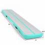 Powertrain 6m x 1m Inflatable Air Track 20cm Thick Gymnastics Exercise Tumbling Mat in Green with Electric Pump thumbnail 3