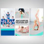 6m Inflatable Yoga Mat Gym Exercise 20cm Air Track Tumbling - Green thumbnail 8