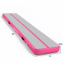 Powertrain 6m x 1m Inflatable Air Track 20cm Thick Gymnastics Exercise Tumbling Mat in Pink with Electric Pump thumbnail 3