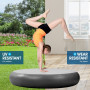 1m Air Track Spot Round Inflatable Gymnastics Tumbling Mat Pump Black thumbnail 5