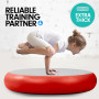 1m Air Track Spot Round Inflatable Gymnastics Tumbling Mat Pump Red thumbnail 2