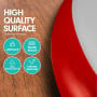 1m Air Track Spot Round Inflatable Gymnastics Tumbling Mat Pump Red thumbnail 3