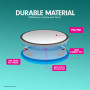 Powertrain 20cm Thick 1m Airtrack Spot Round Inflatable Gymnastics Tumbling Mat Air Track with Pump - Red thumbnail 5