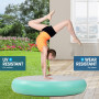 1m Air Spot Tumbling Mat Gymnastics Round Exercise Track - Green thumbnail 4