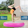 1m Air Spot Tumbling Mat Gymnastics Round Exercise Track - Pink thumbnail 4