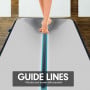 3m Airtrack Tumbling Mat Gymnastics Exercise Air Track - Grey Black thumbnail 4