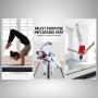3m Airtrack Tumbling Mat Gymnastics Exercise Air Track - Grey Black thumbnail 8