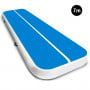 7m Airtrack Tumbling Mat Gymnastics Exercise 20cm Air Track Blue White thumbnail 1