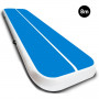 8m Airtrack Tumbling Mat Gymnastics Exercise 20cm Air Track Blue White thumbnail 1