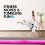 8m Airtrack Tumbling Mat Gymnastics Exercise 20cm Air Track Grey Pink thumbnail 8