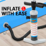Manual Hand SUP Pump for Inflatables Air Mattresses Beds Toys Mats thumbnail 4