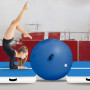 Inflatable Air Exercise Roller Gymnastics Gym Barrel 120 x 75cm Blue thumbnail 6