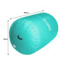 Inflatable Air Exercise Roller Gymnastics Gym Barrel 120 x 75cm Green thumbnail 3