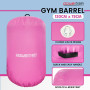 Inflatable Air Exercise Roller Gymnastics Gym Barrel 120 x 75cm Pink thumbnail 7