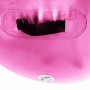 Inflatable Air Exercise Roller Gymnastics Gym Barrel 120 x 75cm Pink thumbnail 5