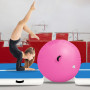 Inflatable Air Exercise Roller Gymnastics Gym Barrel 120 x 75cm Pink thumbnail 6