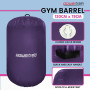 Inflatable Air Exercise Roller Gymnastics Gym Barrel 120 x 75cm Purple thumbnail 7