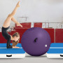Inflatable Air Exercise Roller Gymnastics Gym Barrel 120 x 75cm Purple thumbnail 6