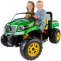John Deere XUV 550 Gator 12V Kids Battery Powered Electric Ride On Toy Truck with Dump Bed thumbnail 1