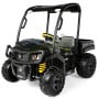 John Deere Gator XUV Midnight Black 12V Battery Kids 2-Seater Ride On Truck Toy with Working Dump Bed thumbnail 3