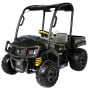 John Deere Gator XUV Midnight Black 12V Battery Kids 2-Seater Ride On Truck Toy with Working Dump Bed thumbnail 9