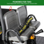 John Deere Midnight Black Gator XUV Kids Ride On Car Dual Seat 12V Battery thumbnail 11