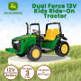 John Deere Dual Force Tractor Battery Operated 2-Seater Ride On thumbnail 12