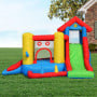 Happy Hop 7-in-1 Inflatable Bounce Jumping Castle Playhouse with Slide thumbnail 7