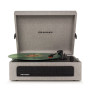 Crosley Voyager Bluetooth Portable Turntable - Grey + Bundled Record Storage Crate thumbnail 2