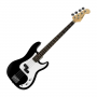 Karrera Electric Bass Guitar Pack - Black thumbnail 1