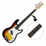 Karrera 39in Electric Guitar Bass Music 4-String Instrument Full Size Sunburst thumbnail 5