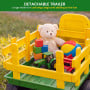 John Deere 12V Ride On Tractor with Trailer Working Lights & Remote thumbnail 7