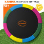 Kahuna 6ft Trampoline Replacememnt Safety Pad Cover and Spring Jumping Bounce Mat Rainbow thumbnail 2