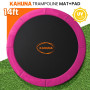 Kahuna 14ft Replacement Trampoline Safety Pad Cover and Jumping Spring Mat - Pink thumbnail 7