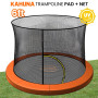 Kahuna 6ft Trampoline Pad and Net - Orange thumbnail 7