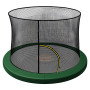Kahuna 12ft Trampoline Pad and Net - Green thumbnail 1