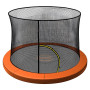 Kahuna 12ft Trampoline Pad and Net - Orange thumbnail 1