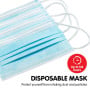 50x Disposable Mask Face Masks thumbnail 2