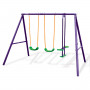 Kahuna Kids 4-Seater Swing Set Purple Green thumbnail 2